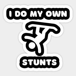 Lispe Snowboard I Do My Own Stunts Sticker